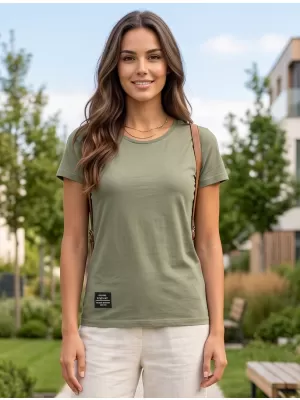 Dámské triko ALTISPORT NP/ALWST26001 MILITARY GREEN