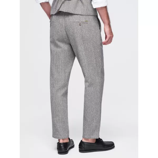  Pánské kalhoty OMBRE OM-PACP-0315 BROWN MELANGE 