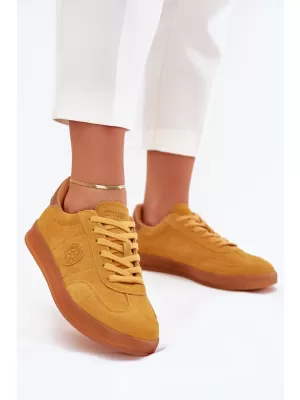 Dámské tenisky BIG STAR SHOES RR274846 YELLOW/GOLD