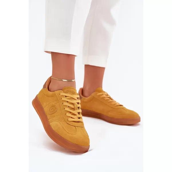  Dámské tenisky BIG STAR SHOES RR274846 YELLOW/GOLD 