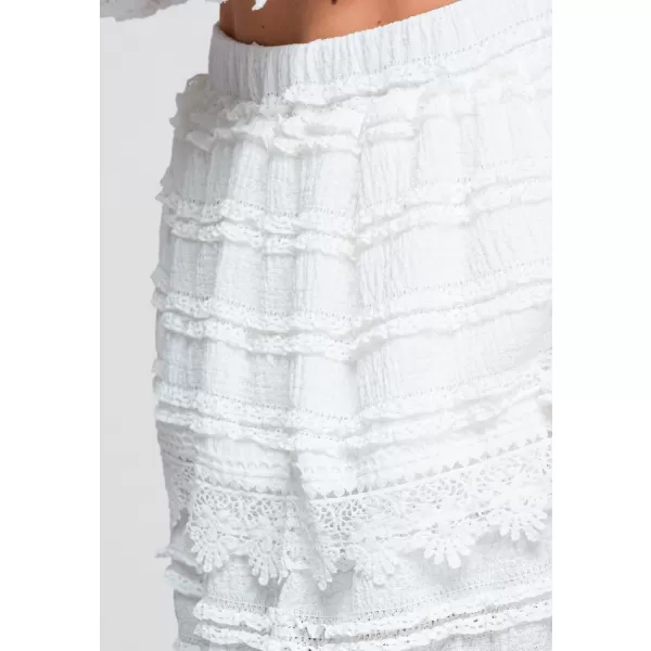  Dámská sukně OMBRE OW-GL-E0015 WHITE 