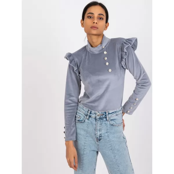  Dámská halenka ITALY MODA DHJ-BZ-6533A.44P GRAY 