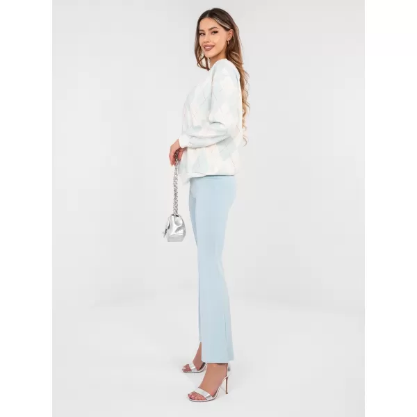  Dámské tepláky RUE PARIS RV-DR-A1060.81 LIGHT BLUE 