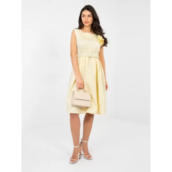  Dámské šaty RUE PARIS IT-SK-21861.86 BRIGHT YELLOW 