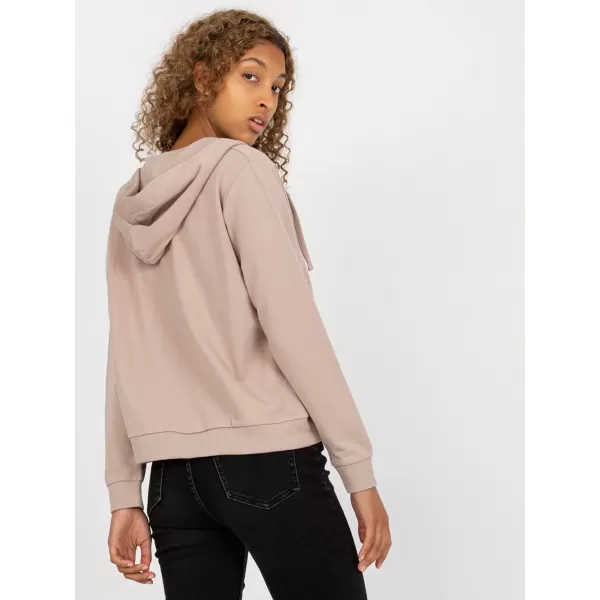  Dámská mikina BASIC FEEL GOOD B-002.65 DARK BEIGE 