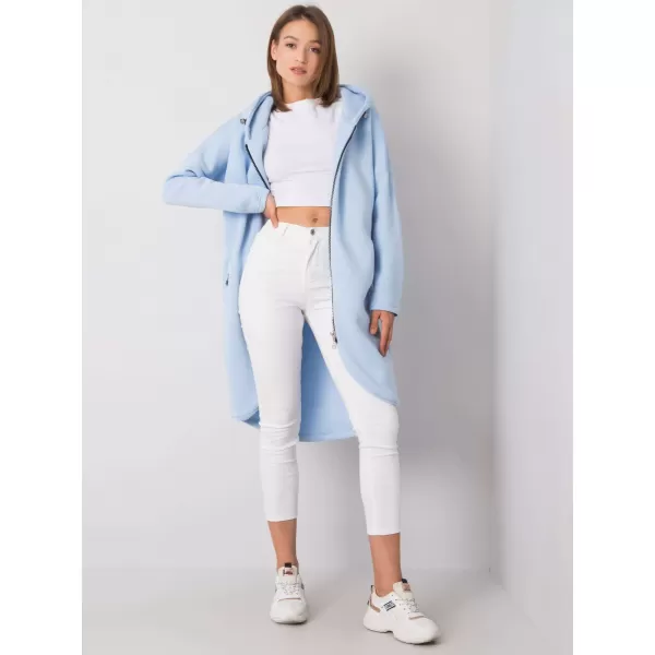  Dámská mikina RUE PARIS RV-BL-4858-1.99P LIGHT BLUE 