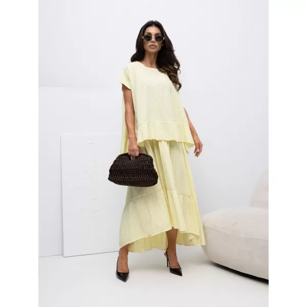  Dámská halenka ITALY MODA IT-BZ-FL10332.80 BRIGHT YELLOW 