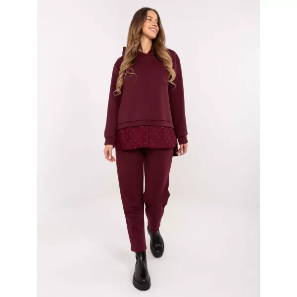  Dámský set ITALY MODA IT-KMPL-9860.61 BURGUNDY 
