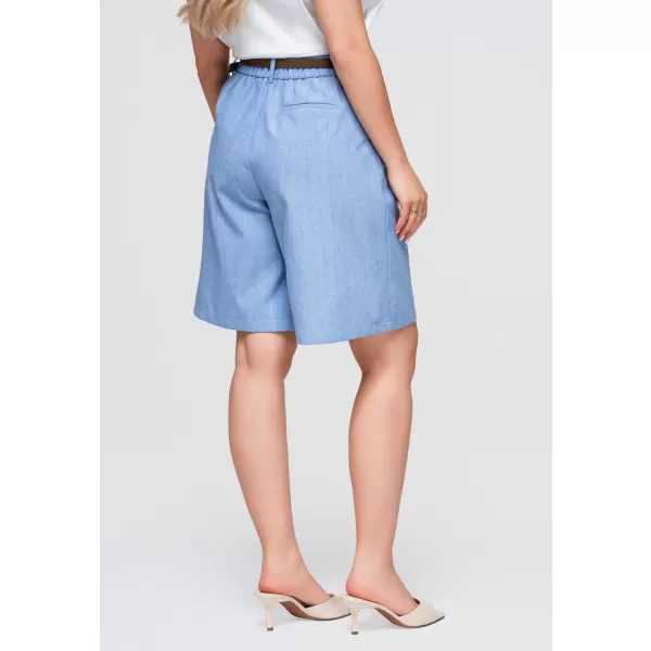  Dámské kraťasy OMBRE OW-ST-E0016 BLUE 