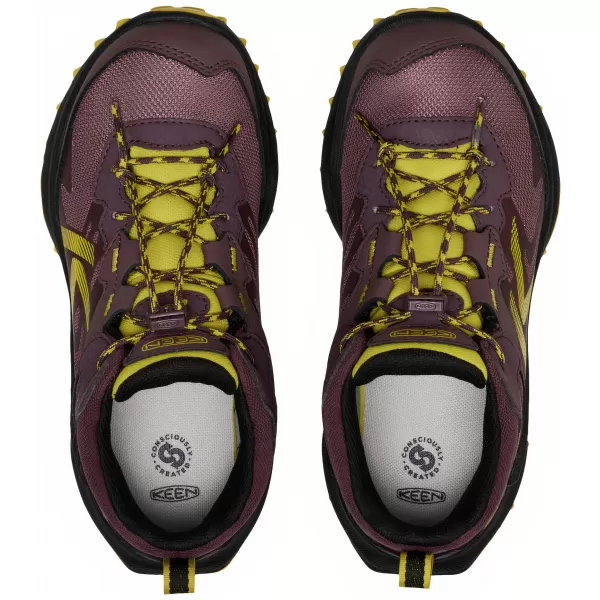  Dětské boty KEEN ZIONIC MID WP YOUTH HUCKLEBERRY/MANGO MINT 