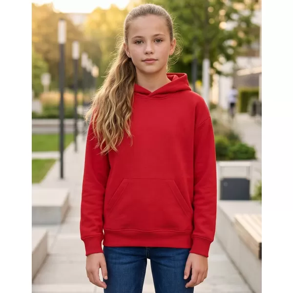  Dětská mikina MALFINI CHILL 423 ČERVENÁ 