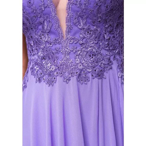  Dámské šaty LARICA LA-OM-DLR309 VIOLET 