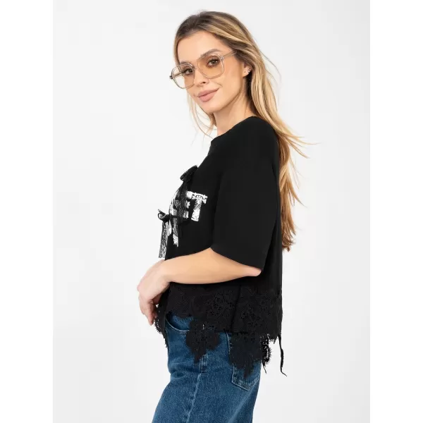  Dámské triko FACTORY PRICE IT-BZ-JL09.69 BLACK 