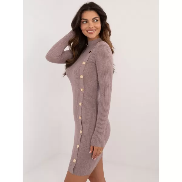  Dámské šaty WOOL FASHION ITALIA AT-SK-2345-2.34 BRIGHT PURPLE 