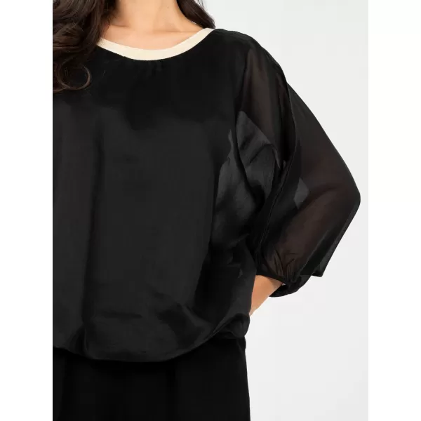  Dámská halenka ITALY MODA IT-BZ-18868.81 BLACK 