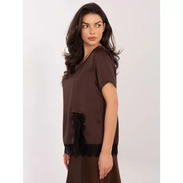  Dámská halenka ITALY MODA MI-BZ-3297.28 BROWN 
