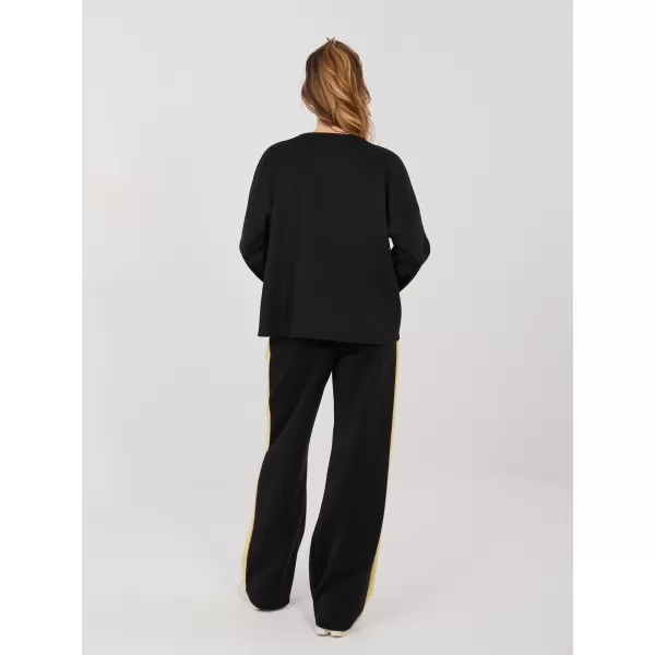  Dámská tepláková souprava RUE PARIS IT-KMPL-22220.69 BLACK 