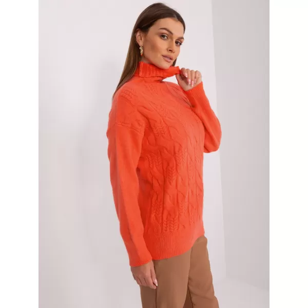  Dámský svetr WOOL FASHION ITALIA AT-SW-23401.97P ORANGE 