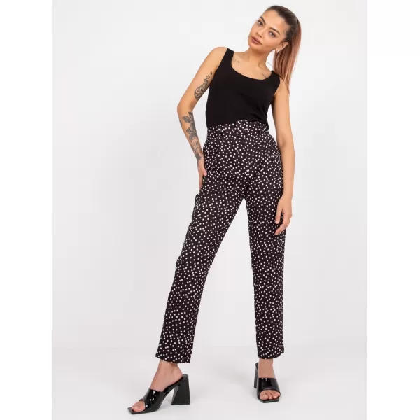  Dámské kalhoty ITALY MODA DHJ-SP-12787.07P NOIRE 