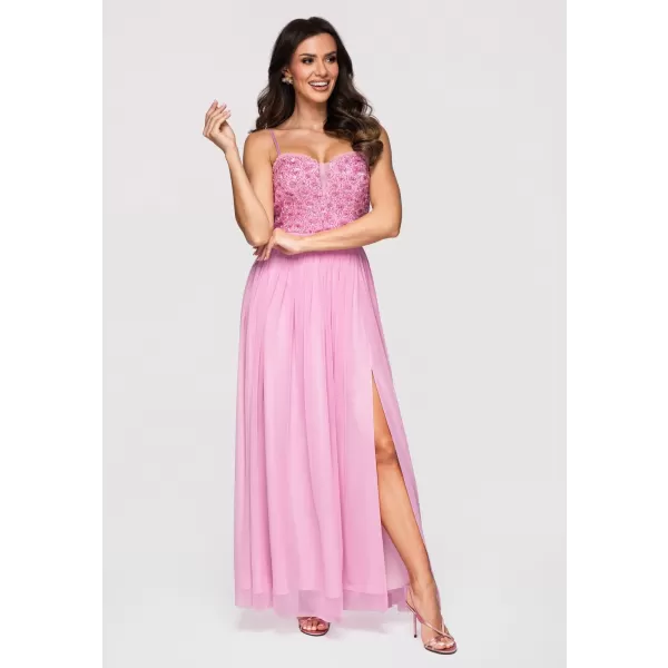  Dámské šaty LARICA LA-OM-DLR339 PINK 