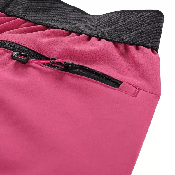  Dětské kraťasy ALPINE PRO ZAMBO 3 FUCHSIA RED 
