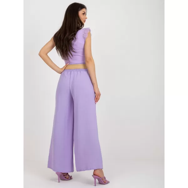  Dámské kalhoty ITALY MODA DHJ-SP-8387.57 BRIGHT PURPLE 