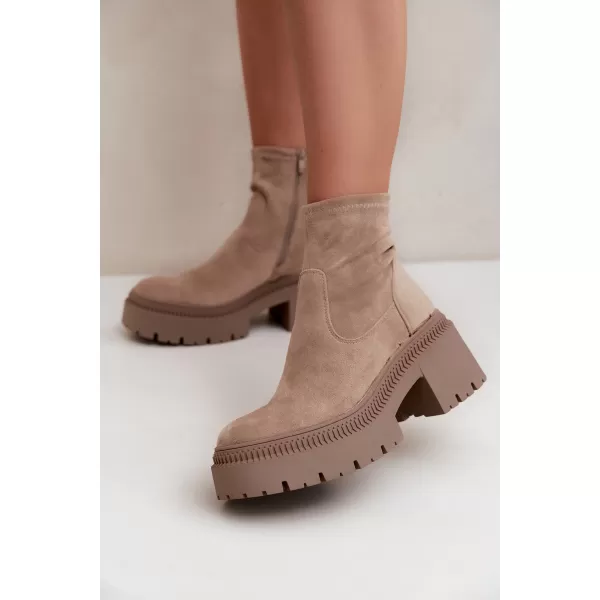  Dámské boty BOTO 9670A-1 KHAKI 
