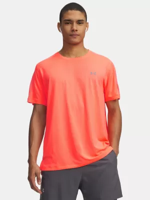Pánské triko UNDER ARMOUR VELOCITI REFLCT SS 6009518-824 ORANŽOVÁ