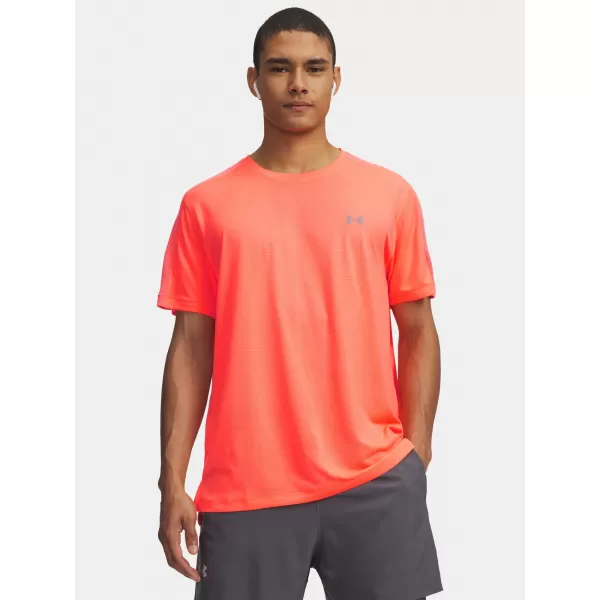 Pánské triko UNDER ARMOUR VELOCITI REFLCT SS 6009518-824 ORANŽOVÁ 