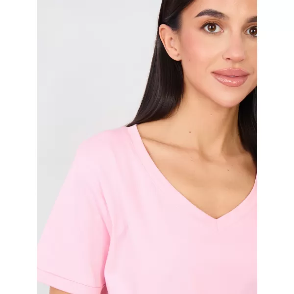  Dámské tričko RUE PARIS RV-TS-A1094.45 BRIGHT PINK 