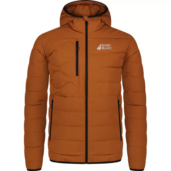  Pánská zimní bunda NORDBLANC ARETE WJM8387 ORANŽOVÁ 