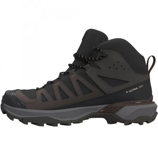  Pánské boty SALOMON X ULTRA 360 MID GORE-TEX L45473200 BLACK/DARK GULL GRAY/DARK EARTH 