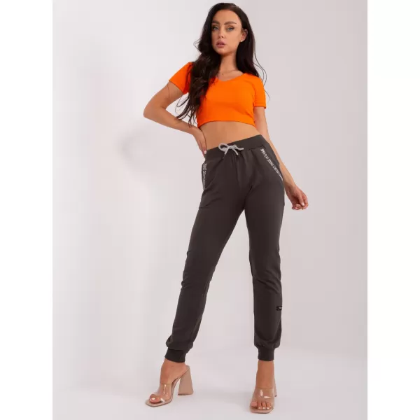  Dámské tepláky RELEVANCE RV-DR-8545.02P DARK KHAKI 
