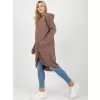 Dámská mikina RUE PARIS RV-BL-4858-1.99P BROWN