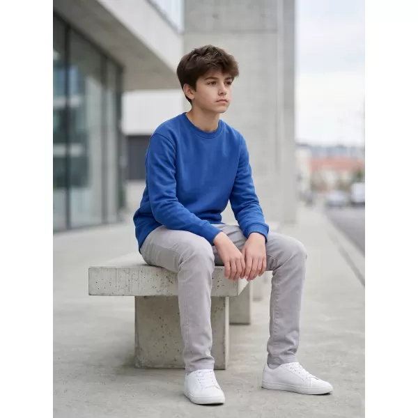  Dětská mikina MALFINI CREW 427 KRÁLOVSKÁ MODRÁ 