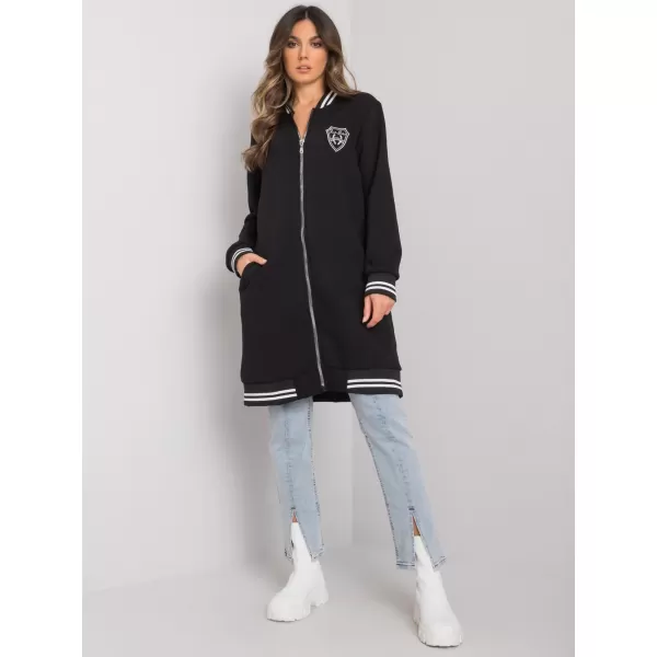  Dámská mikina RUE PARIS RV-BL-7350.28 NOIRE 