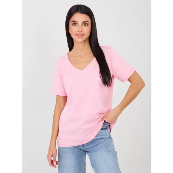  Dámské tričko RUE PARIS RV-TS-A1094.45 BRIGHT PINK 