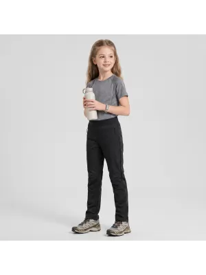 Dětské softshellové kalhoty ALPINE PRO ABARO 2 BLACK