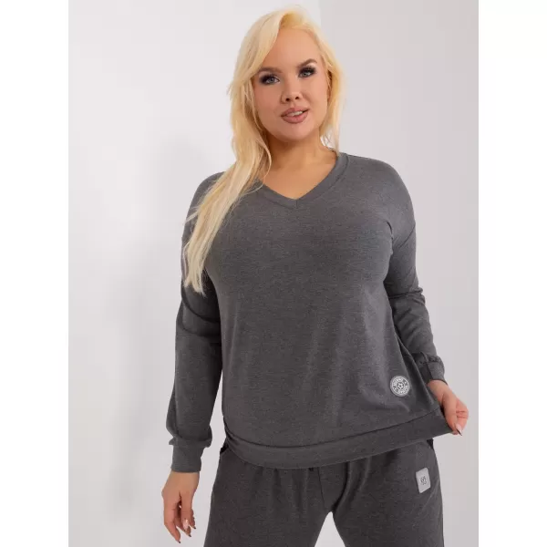  Dámská halenka RELEVANCE RV-BZ-9259.97 DARK GREY 