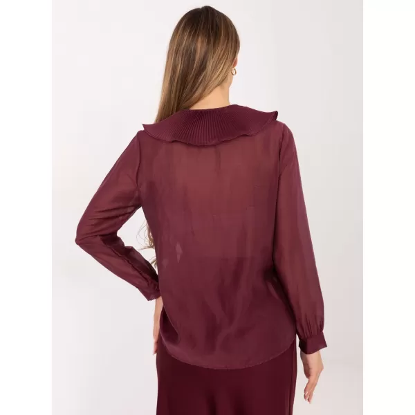  Dámská košile FACTORY PRICE IT-KS-28990.05P BURGUNDY 