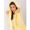 Dámská vesta WOOL FASHION ITALIA AT-KZ-2379.96P BRIGHT YELLOW