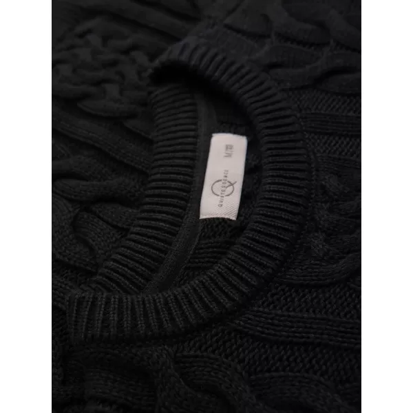  Pánský svetr OMBRE OM-SWSW-0191 BLACK 