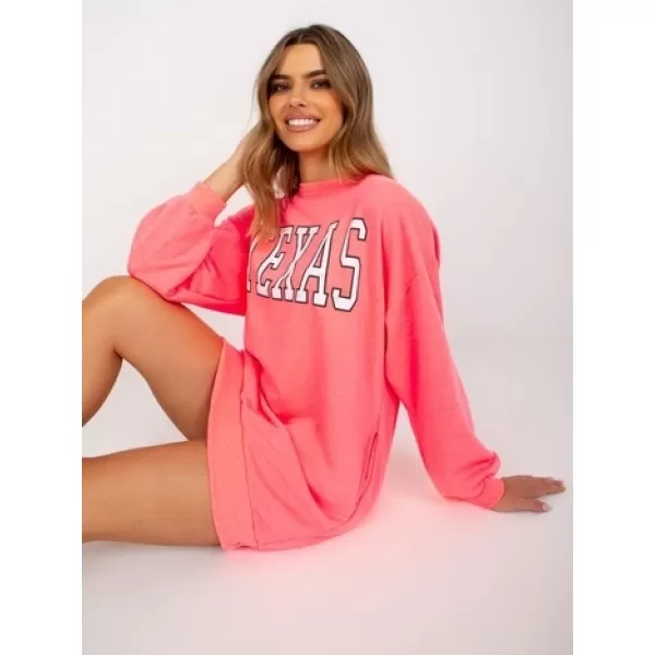  Dámská mikina EX MODA EM-BL-U719.82P FLUO PINK 