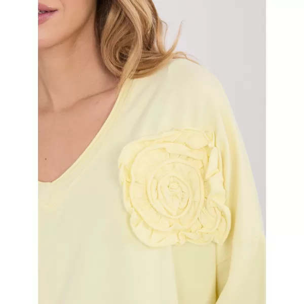  Dámská halenka FACTORY PRICE IT-BZ-6694.69 BRIGHT YELLOW 