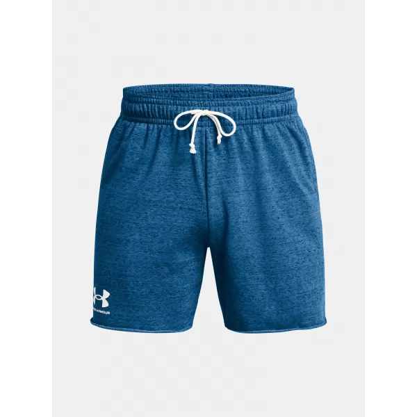 Pánské kraťasy UNDER ARMOUR RIVAL TERRY 6IN SHORT 1382427-406 MODRÁ 