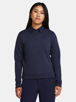 Dámská mikina UNDER ARMOUR UA DRIVE MIDLAYER CREW 1387143-410 MODRÁ