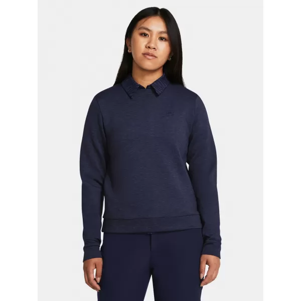  Dámská mikina UNDER ARMOUR UA DRIVE MIDLAYER CREW 1387143-410 MODRÁ 