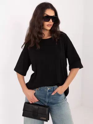 Dámské tričko RUE PARIS RV-BZ-A1230.12 BLACK