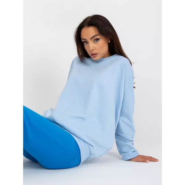  Dámská mikina RUE PARIS RV-BL-8080.56 LIGHT BLUE 