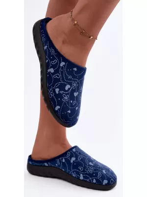 Dámské pantofle INBLU ET000041 MODRÁ